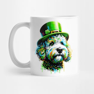 Pumi Embraces St. Patrick's Day Spirit in Graffiti Style Mug